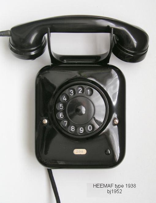 Heemaf telefoon type 1938, bouwjaar 1952