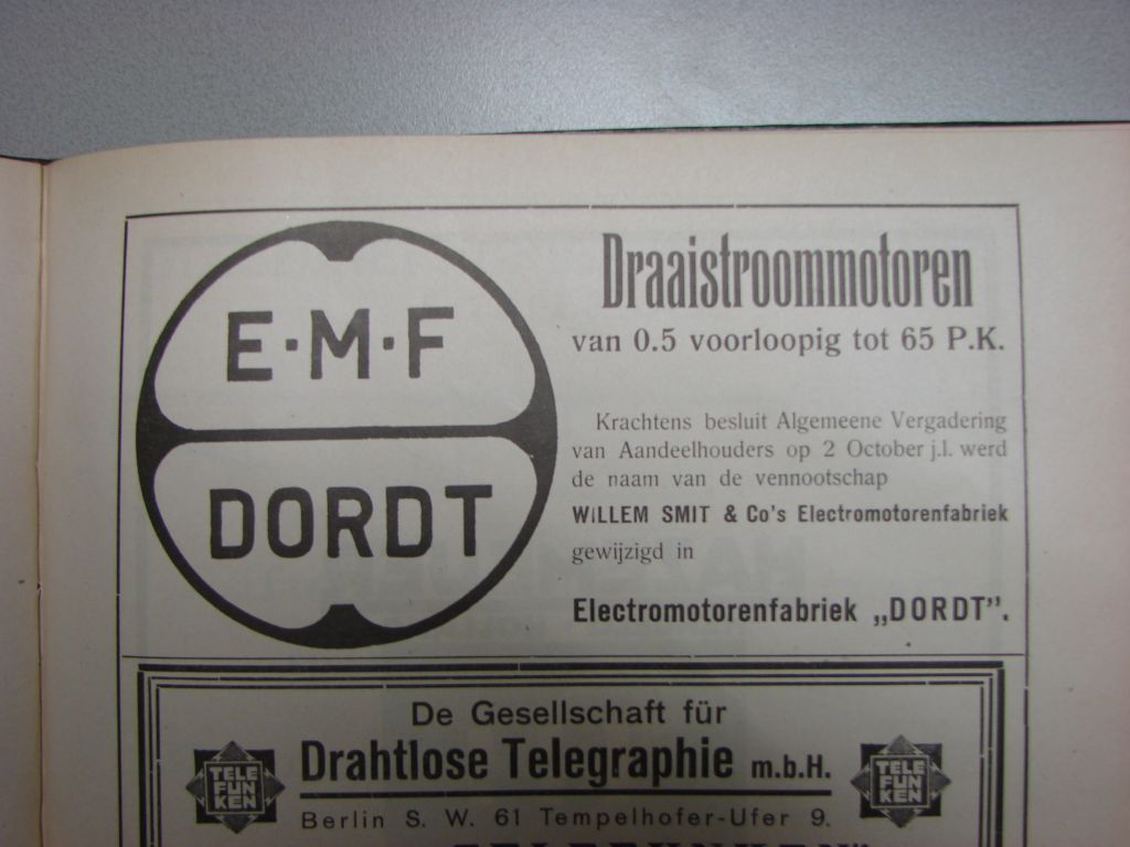 EMF Dordt 1918