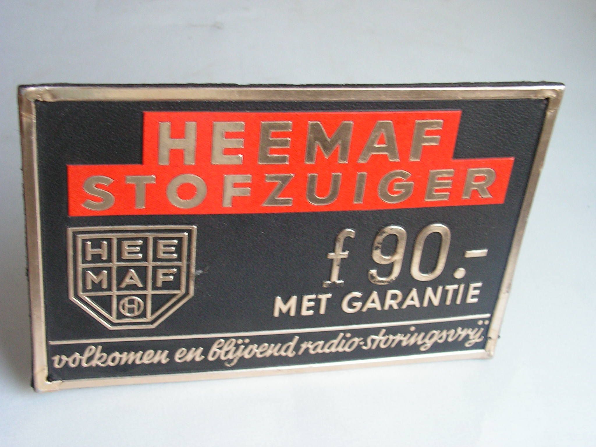 Reclame stofzuigers Heemaf 1941